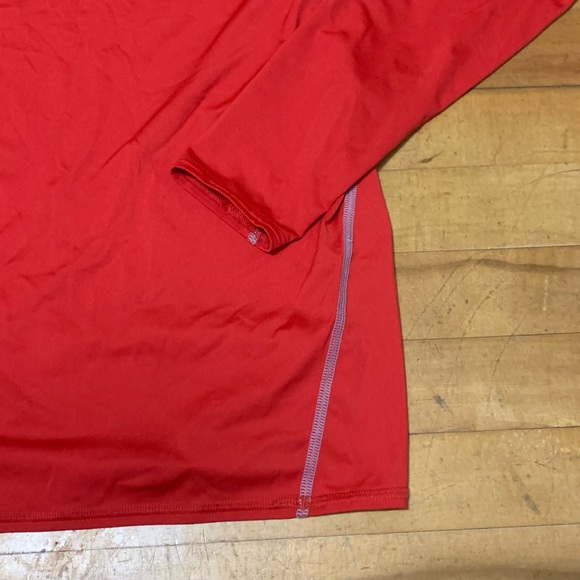 Red long sleeve men’s size large under armour compression heat gear shirt - Picture 4 of 11